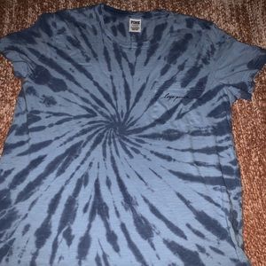 vs pink tie dye shirt